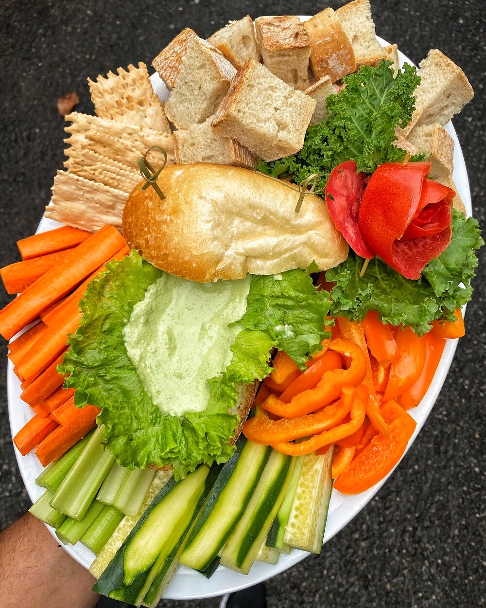 Dips, spreads and fresh sides