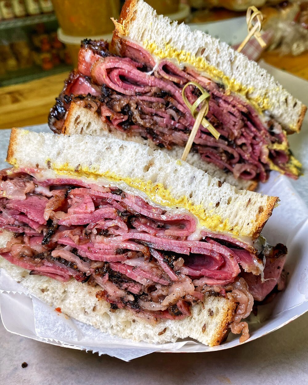 Cured meats and the deli case