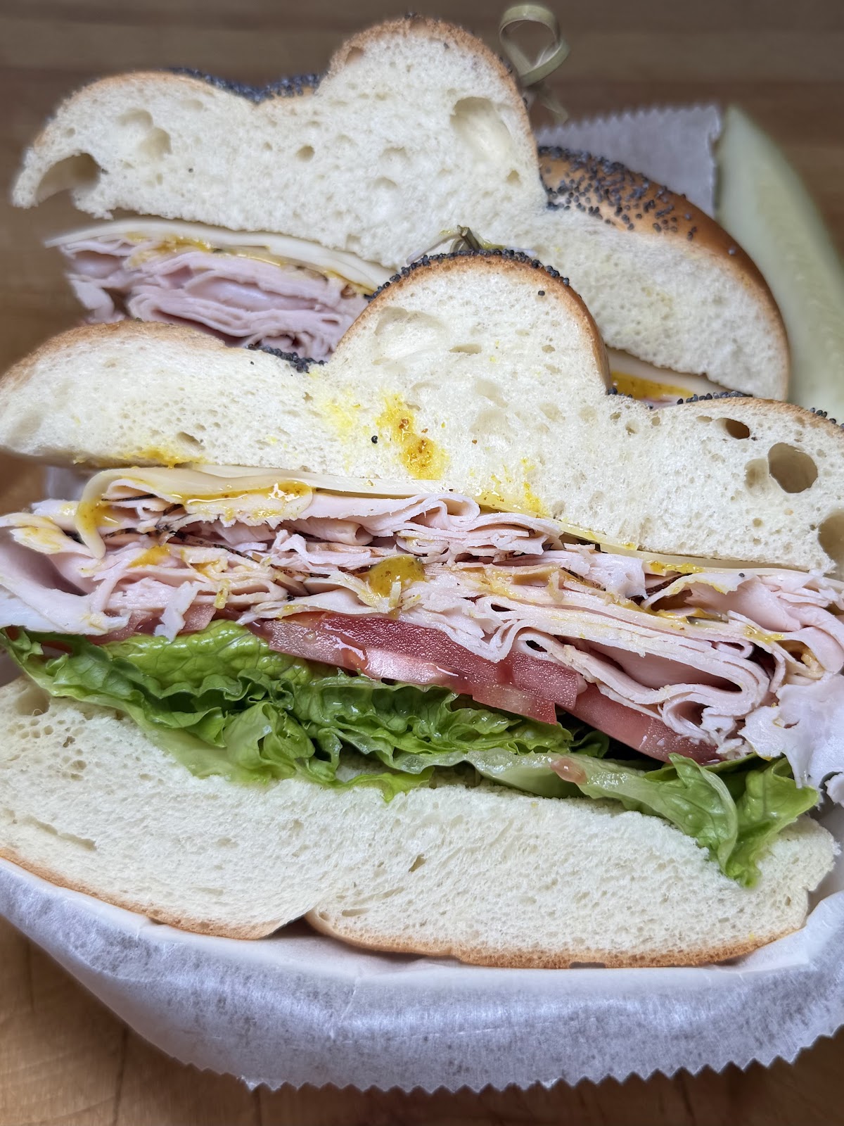 Hero sandwiches stacked to order